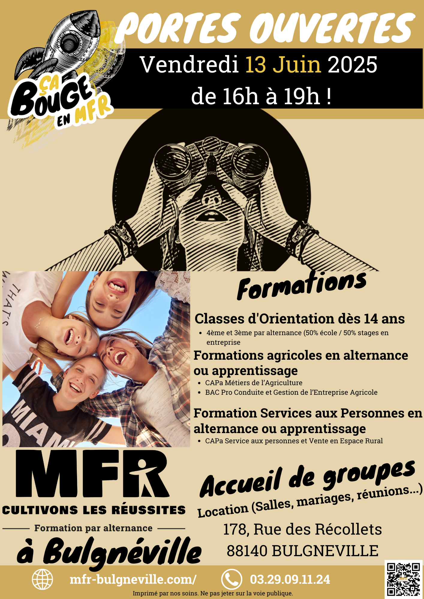Affiche Portes ouvertes 13 Juin